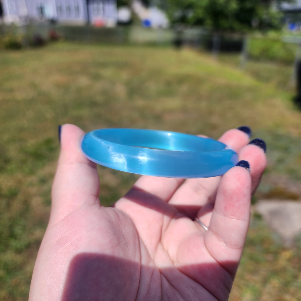Blue Cat Eye Bangle - image 4